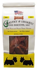SMALL – Beef Flavor and Peanut Butter Dog Biscuits